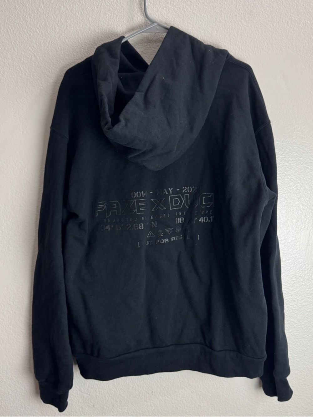 Faze Ducky Vintage Jacket Hoodie Size Large - Picture 4 of 9
